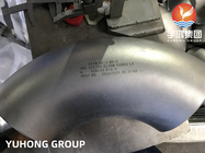 ASTM A815 WP-S UNS S32750 الفولاذ المقاوم للصدأ السوبر المزدوج السلس 90 درجة الكوع LR B16.9