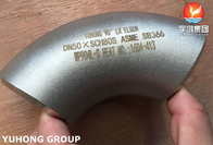 أدوات الفولاذ المقاوم للصدأ ASME SB366 WP904L-S الحائط المؤخرة 90 درجة LR الكوع B16.9