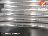 ASTM B163 UNS N02200 أنبوب بلا خيوط من الفولاذ اللاصق من سبيكل لمتبادل الحرارة