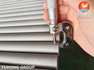 أنابيب الفولاذ المقاوم للصدأ A213 TP304 TP316 TP321 TP321H أنابيب مبادلة الحرارة المخلطة والمحلاة