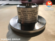 ASTM B564 UNS N04400 EN 1092-1 نوع النيكل سبيكة الصلصال حلقة رقبة فلنج