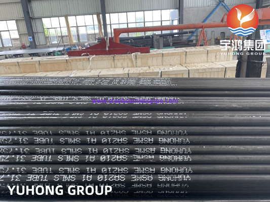 ASTM A210 ، ASME SA210 GR A1 أنبوب بلا خيوط من الفولاذ الكربوني 100% ECT