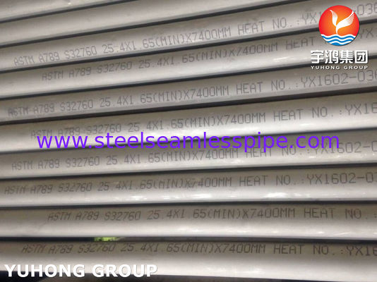 ASTM A789 / ASME SA789 S32760 / 1.4501 SUPER DUPLEX STAINLESS STEEL TUBE