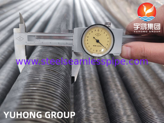 ASTM A179 مضمن G-Type AL Fin أنبوب مبادل حراري من الصلب الكربوني