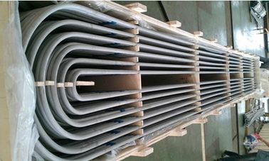 أنبوب مبادلة الحرارة ، نوع U bend ، أنبوب مبادلة الحرارة من الفولاذ المقاوم للصدأ ASTM 213 ، ASME SA213 ، ASTM A789 ، ASME SA789