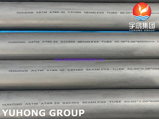 صلابة جيدة ASTM A789 S32205  Duplex 2205 1.4462 أنبوب سلس