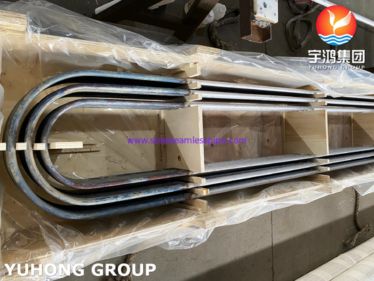 أنابيب الفولاذ المزدوج u bend sA789 s32205 S31803 ضمان المعالجة الحرارية
