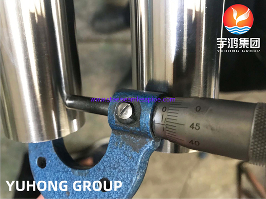 ASTM A270 TP304 الأنبوب المطاوئ من الفولاذ المقاوم للصدأ ، معالجة مشععة مشرقة تستخدم في التطبيقات الصحية