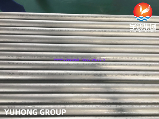 ASME SA213 TP310S 1.4845 أنبوب مبادل الحرارة السلس من الفولاذ المقاوم للصدأ
