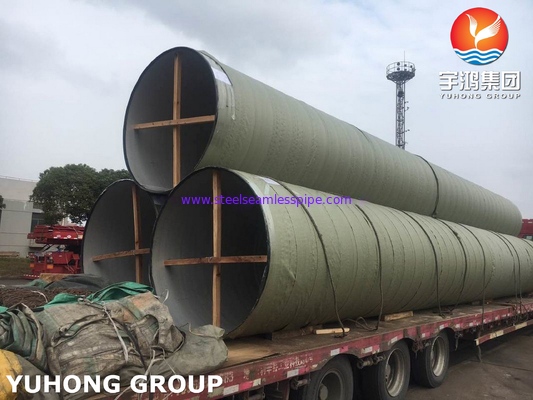 ASTM A928 CL.1 UNS S32205 S32750 الأنابيب المطاطية من الفولاذ المقاوم للصدأ