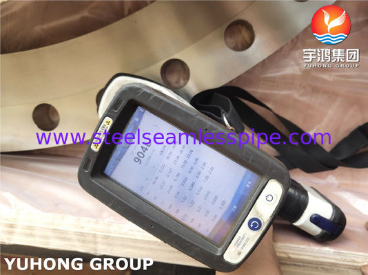 ASTM A240 SS904L الصفيحة المصنوعة من الشريط المنزلق مع الوجه المسطح AWWA C207 والأبعاد المخصصة