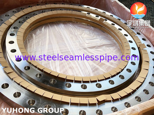 ASTM A240 SS904L الصفيحة المصنوعة من الشريط المنزلق مع الوجه المسطح AWWA C207 والأبعاد المخصصة