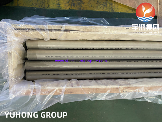 ASME SA213 TP347H 1.4961 أنبوب البولير السلس من الفولاذ المقاوم للصدأ