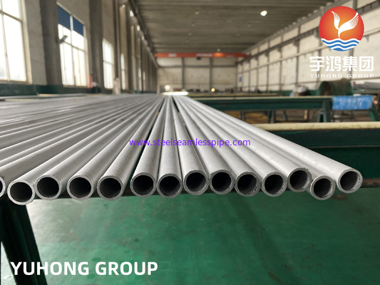ASME SA789 UNS S31803 / 1.4462 الأنابيب المزدوجة 2205 الفولاذ المقاوم للصدأ