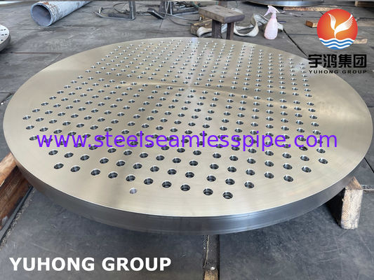أوراق الأنابيب من الصلب المقاوم للصدأ ASTM A182 F316L للمبادلات الحرارية للقذائف والأنابيب