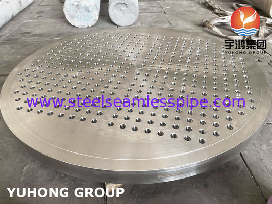 أوراق الأنابيب من الصلب المقاوم للصدأ ASTM A182 F316L للمبادلات الحرارية للقذائف والأنابيب
