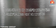 ASTM A105 الكربون الصلب الانزلاق على الوجه المسطح مزورة سوداء مطلية شفة