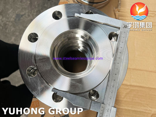BS4504 (EN 1092-1) F316L الفولاذ المقاوم للصدأ اللفاف المسمار ، BSPP الخيوط PN16 النوع المقلد