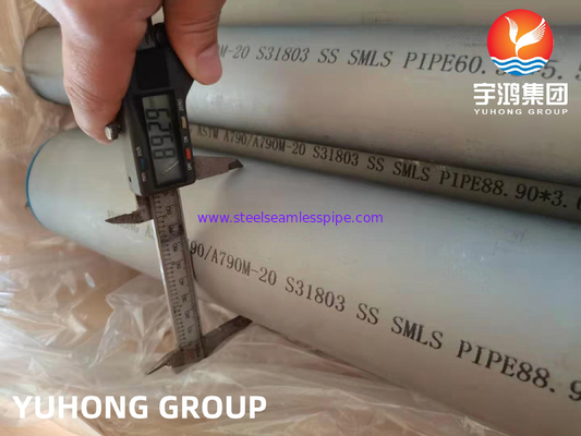 سوبر دوبلكس الفولاذ المقاوم للصدأ الأنابيب ASTM A928 / ASTM A790 UNS S32750 ( 2507)