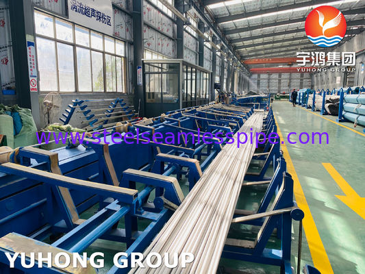 ASTM A213 TP316L أنبوب بلا مسام من الفولاذ المقاوم للصدأ مع مقاومة عالية للتآكل لمبادل الحرارة ET HT