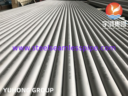 أنبوب من الفولاذ المقاوم للصدأ ASTM A269 TP304 غير ملحوم، مخلل وملدن لمبادل حراري مع اختبار PMI