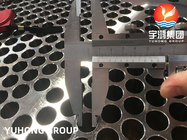 ASTM A182 F304 / UNS S30400 / 1.4301 ورقة أنابيب الفولاذ المقاوم للصدأ لمبادل حراري