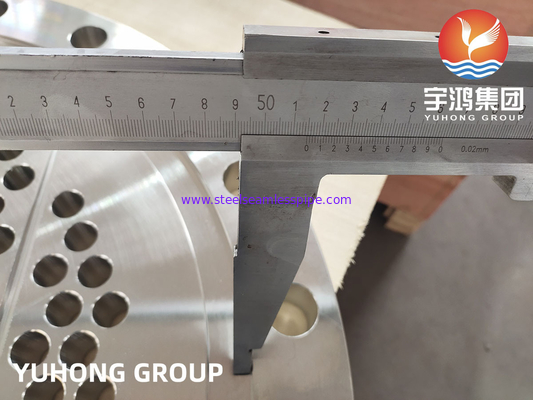 ASTM A182 F316L / UNS S31603 / 1.4404 صفيحة أنابيب المبادل الحراري من الفولاذ المقاوم للصدأ