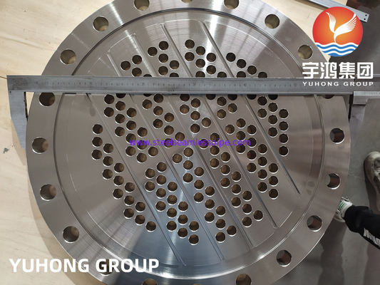 ASTM A182 F316L / UNS S31603 / 1.4404 صفيحة أنابيب المبادل الحراري من الفولاذ المقاوم للصدأ