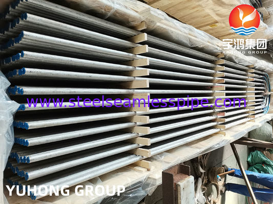 SA213 TP316L (UNS S31603, 1.4404) أنبوب مبادل الحرارة U ينحني مع معالجة محلول ، مخفوق ومحفز