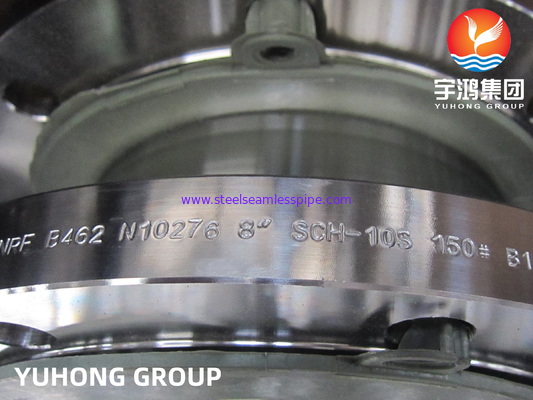 ASTM B462 UNS N10276 / Hastelloy C276 فليانج الرقبة الحامدة سبائك النيكل WNRF فليانج