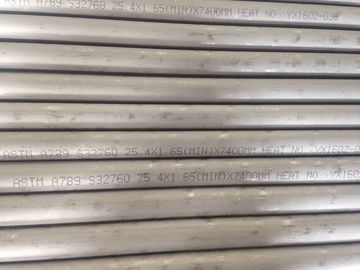 ASTM A789 S32760 دوبلكس سوبر الفولاذ المقاوم للصدأ غير الملحومة TUBE