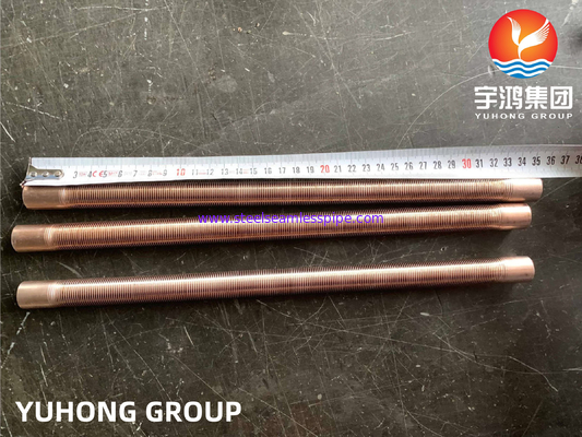 ASTM B111 C70600 Cu-Ni 90/10 أنابيب منخفضة للأسطوانة للأنظمة التدفئة بالتكثيف