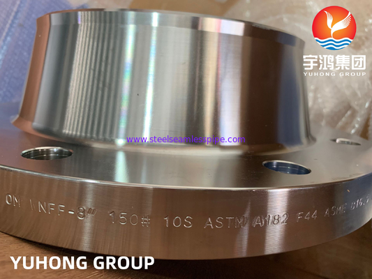 ASTM A182 F44 / سبيكة 254 SMO / UNS S31254 فليانج رقبة الصلب المقاوم للصدأ