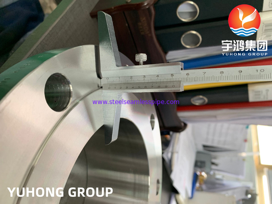 ASTM A182 F44 / سبيكة 254 SMO / UNS S31254 فليانج رقبة الصلب المقاوم للصدأ
