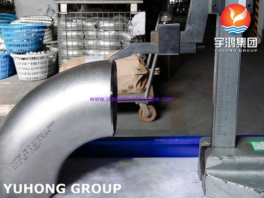 كوع ASTM A815 S31803-S مزدوج فولاذي B16.9 لمنصة Offshoren