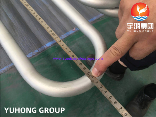 مقاومة التآكل ASTM B444 N06625 أنبوب U Bend بدون طبقة