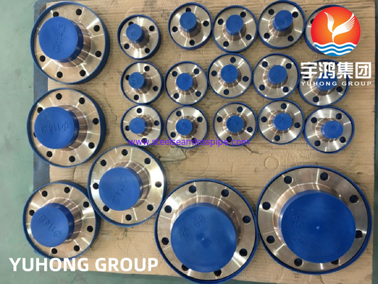 ASTM B151 C70600 2.0872 سبيكة Cu-Ni الصمغية Weldneck Flange RF B16.5