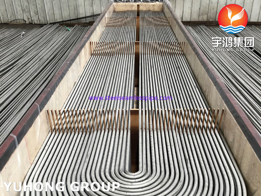 U الانحناء ASTM A213 TP304L الفولاذ المقاوم للصدأ للغلاية والمبادل الحراري