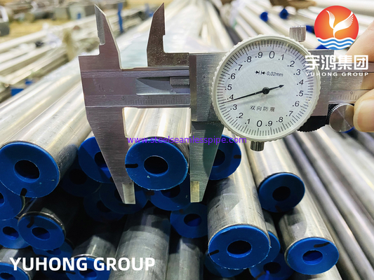 المفاعل النووي الأنبوب المستخدم ASTM B167 Inconel 600 / UNS N06600 نوع غير سلس