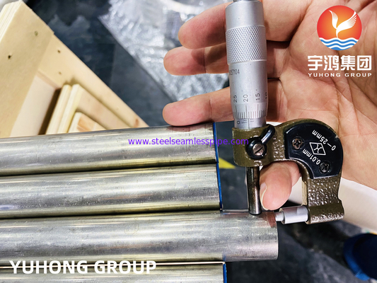 المفاعل النووي الأنبوب المستخدم ASTM B167 Inconel 600 / UNS N06600 نوع غير سلس