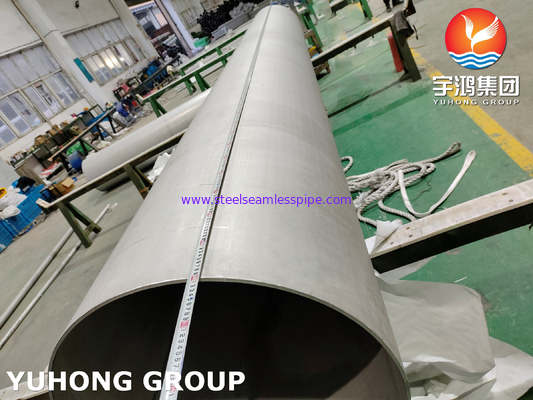 ASME SA312 TP317L 1.4438 أنابيب لحام لخدمة درجة حرارة عالية