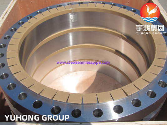 شفة هيكل من الفولاذ المزدوج، ASTM A182 الدرجة F51 (UNS S31803)، مناسبة للبيئات المسببة للتآكل