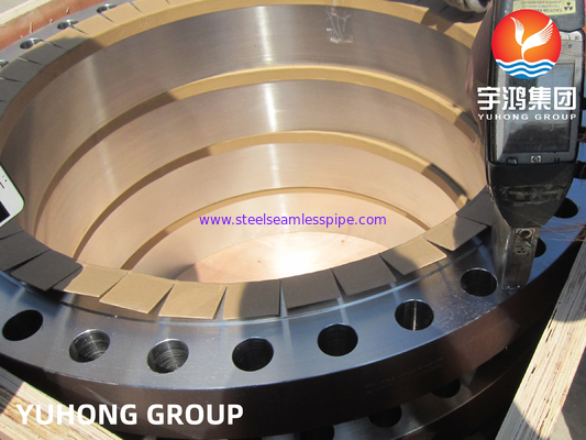 شفة هيكل من الفولاذ المزدوج، ASTM A182 الدرجة F51 (UNS S31803)، مناسبة للبيئات المسببة للتآكل