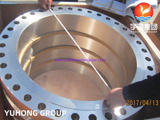 شفة هيكل من الفولاذ المزدوج، ASTM A182 الدرجة F51 (UNS S31803)، مناسبة للبيئات المسببة للتآكل