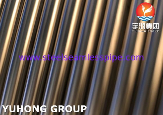 ASTM A269 TP304 أنابيب الفولاذ المقاوم للصدأ الملحومة اللامعة الملحومة لغاز النفط
