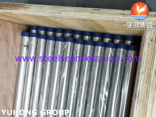 أنبوب صحي بلا مسام من الفولاذ المقاوم للصدأ ASTM A270 TP316L 320 صخور مطلية في الخارج