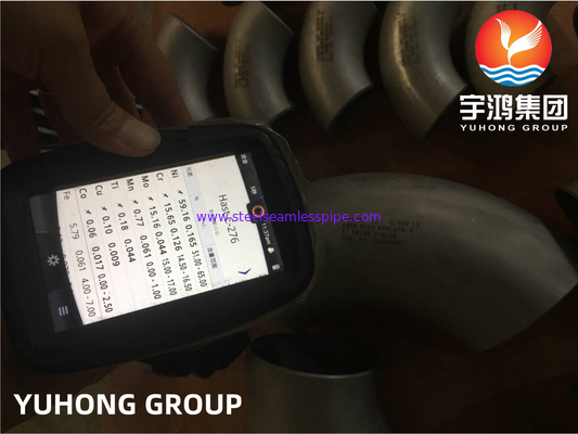 وصلة كوع من سبيكة النيكل هستيلوي ASTM B366 C-276 BW