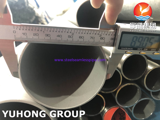 ASTM A789 UNS S32205 أنابيب الفولاذ المزدوج الخلسة للصناعة الكيميائية