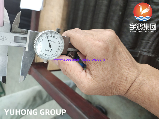 ASTM A179 G-Type زعنفة أنبوب ألومنيوم 1060 أنبوب زعنفة مضمن