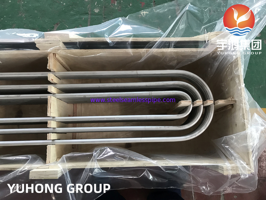 أنبوب بدون خيوط أنبوب U Bend TP304/304L TP316L TP310S TP316Ti TP321/321H TP347 TP317 تطبيق مبادل الحرارة